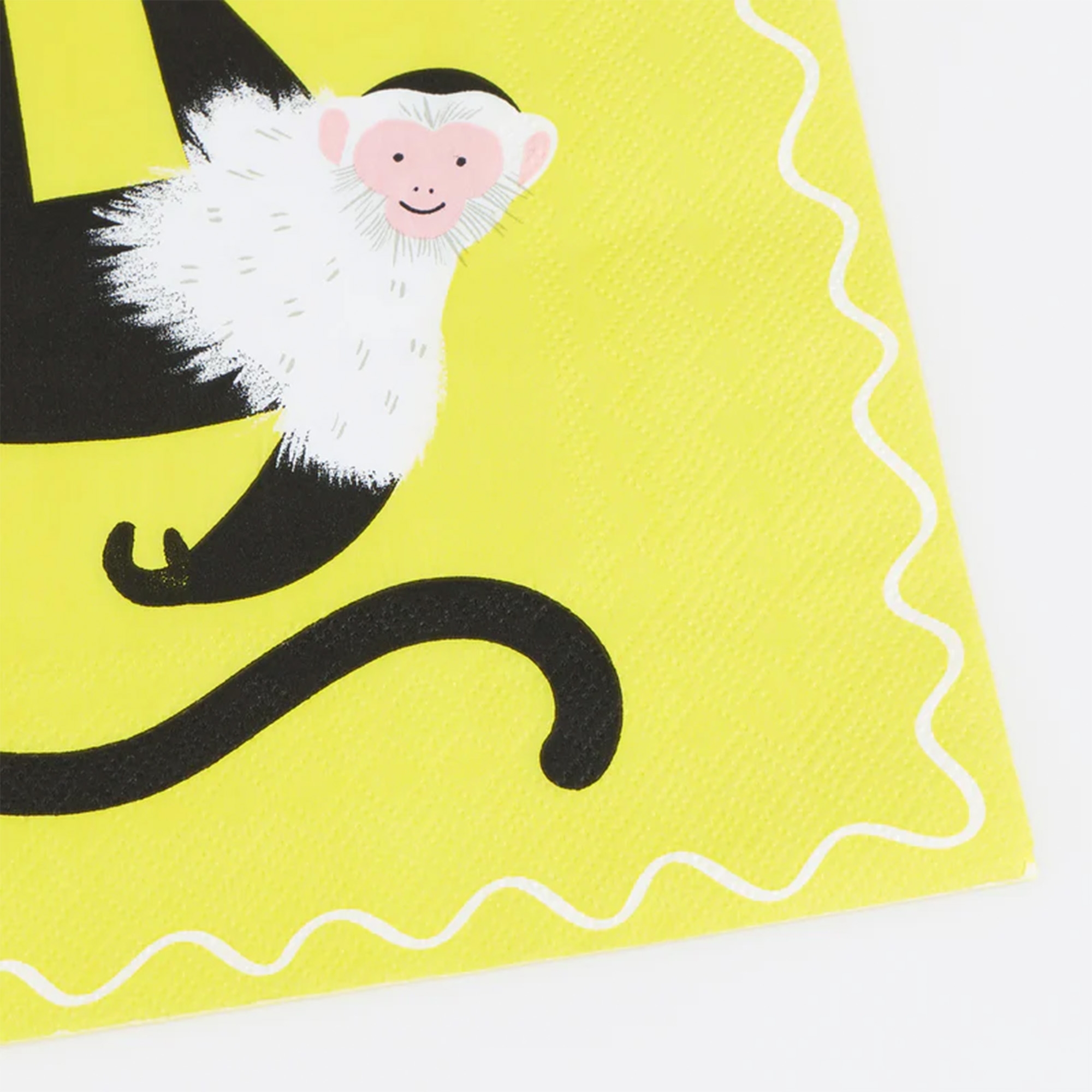 Affe, Gelb, Serviette, Muster, Tier