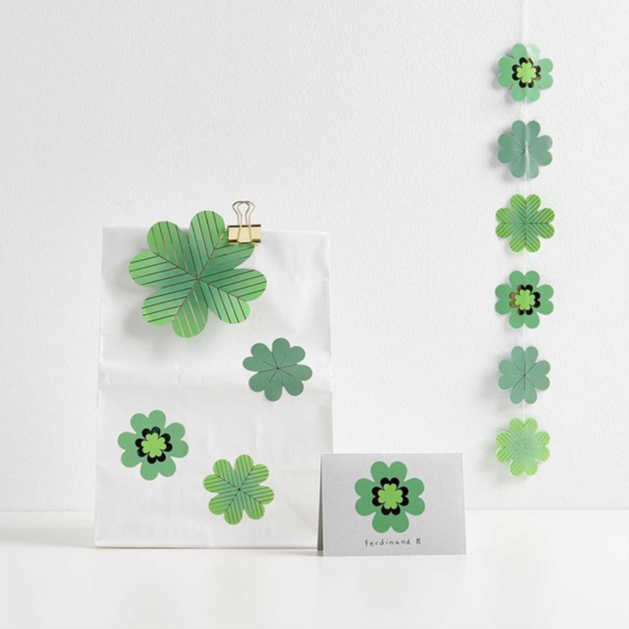 Sticker Glücksklee, 100 Stk. Sticker Glücksklee, 100 Stk.