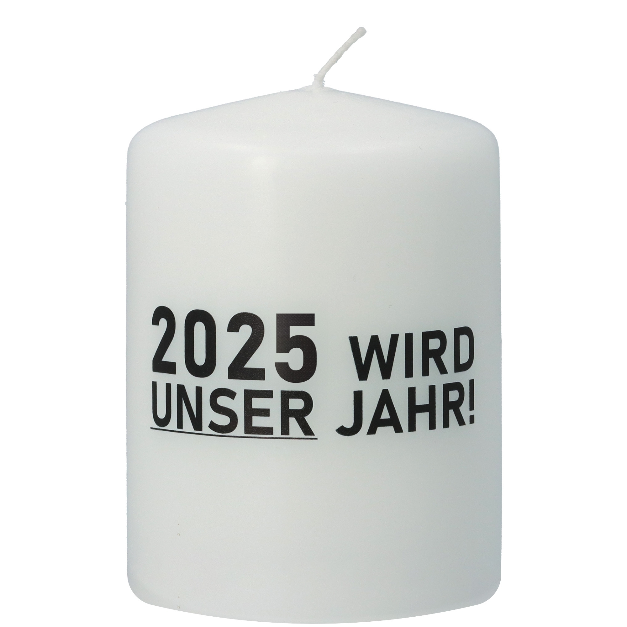 Kerze "2025 wird unser Jahr!" Kerze