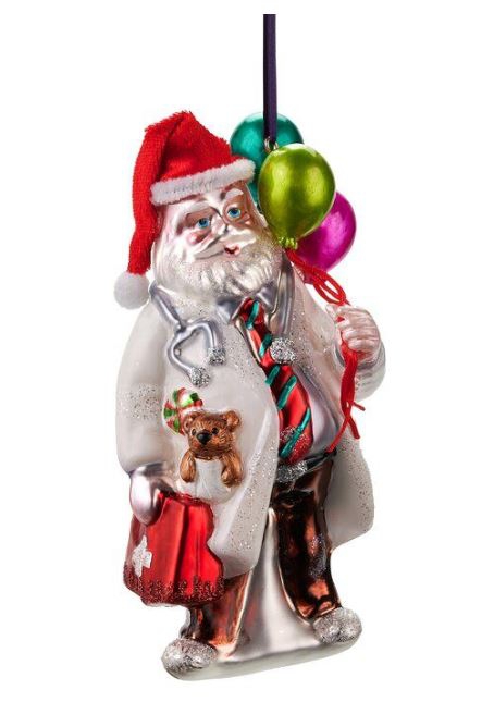 Weihnachtskugel "Santa Arzt" Weihnachtskugel "Santa Arzt"
