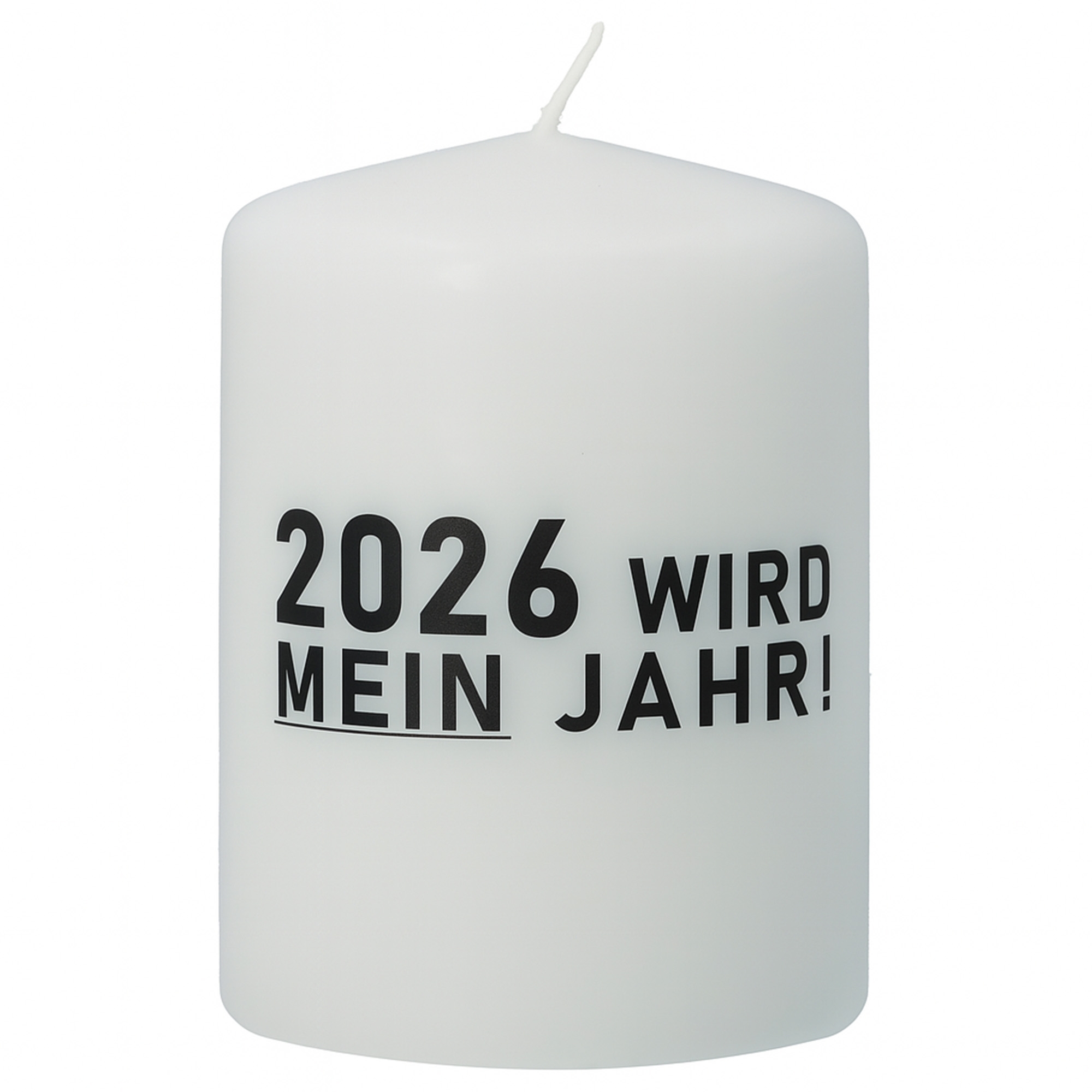 Kerze "2026 wird mein Jahr!" Kerze