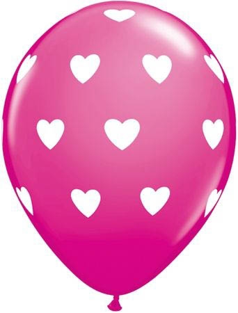 Qualatex Ballon Big Hearts verschiedene Farben Ø 30cm Qualatex Ballon Big Hearts verschiedene Farben Ø 30cm