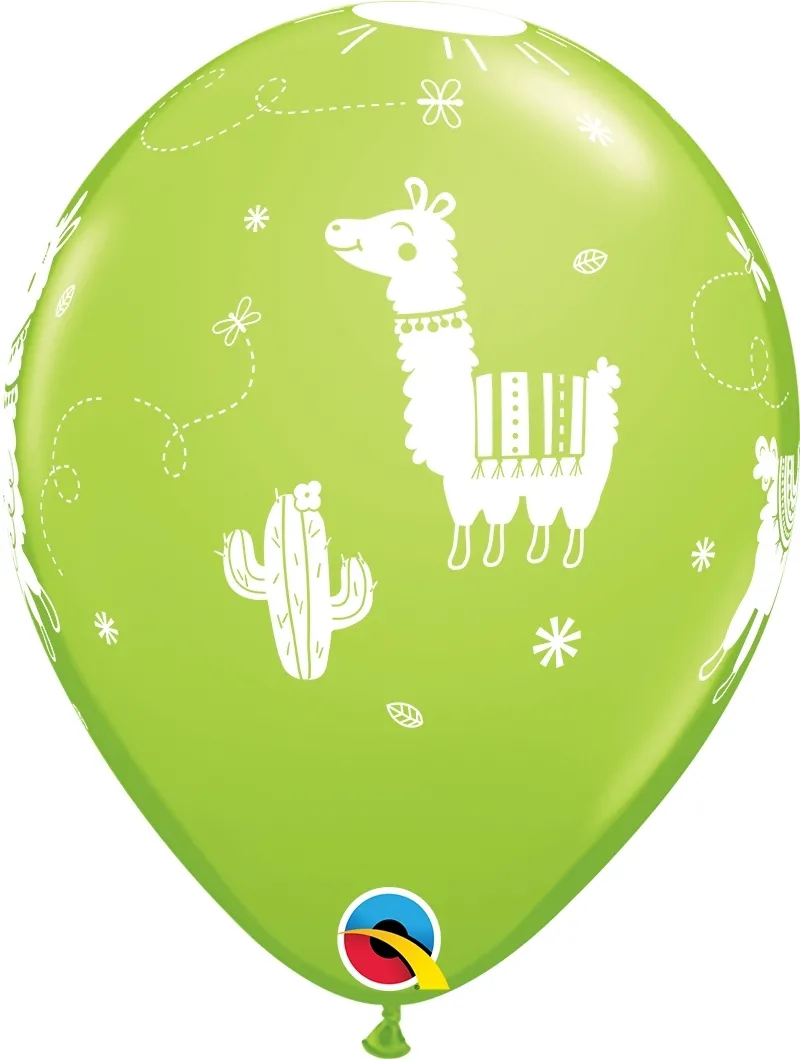 Qualatex Latexballon Lamas verschiedene Farben Ø 30cm