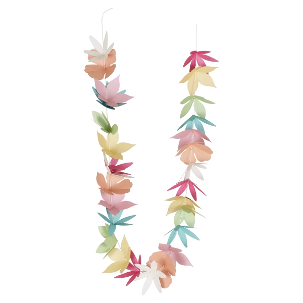 Hawaii Kette aus Papier "Tiki Tropics" Hawaii Kette aus Papier "Tiki Tropics"
