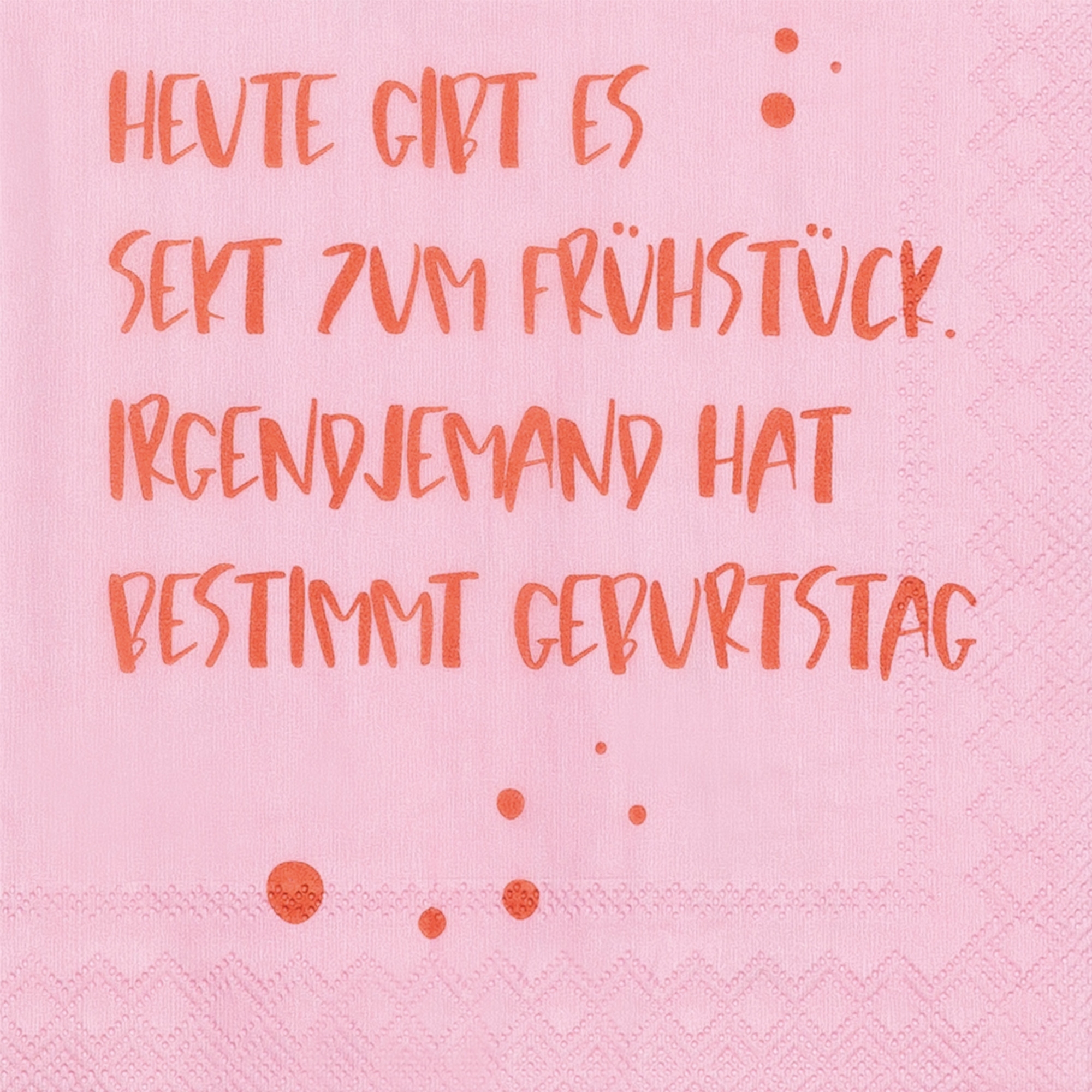 RĂ€der Design - 20 Cocktailservietten "Heute gibt es Sekt..." RĂ€der Design - 20 Cocktailservietten "Heute gibt es Sekt..."