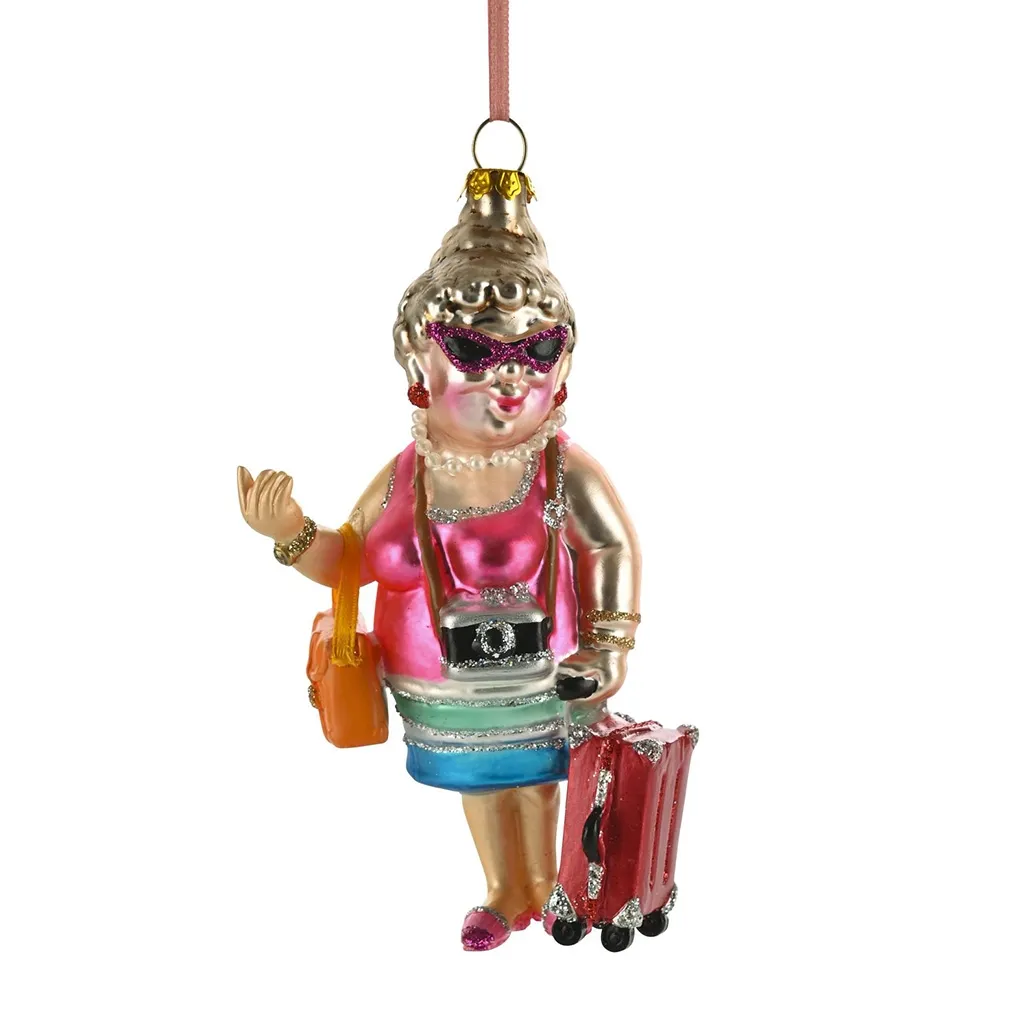 Weihnachtskugel "Frau Claus"