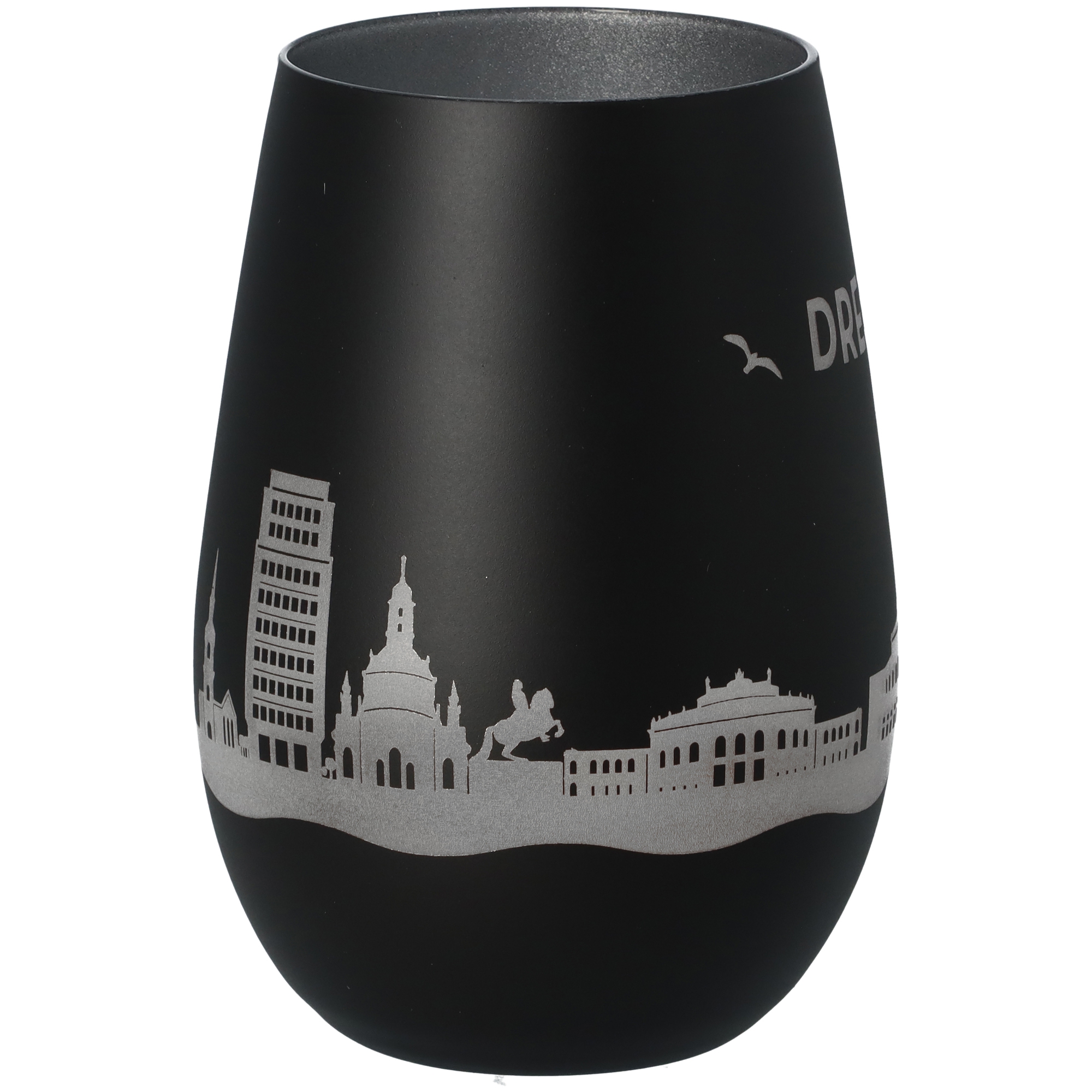 Windlicht Skyline Dresden Schwarz/Silber Windlicht Skyline Dresden Schwarz/Silber