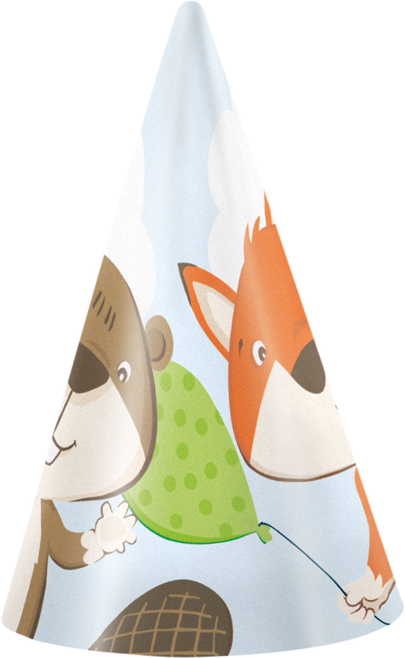 Fuchs & Biber - 8 Partyhütchen Fuchs & Biber - 8 Partyhütchen