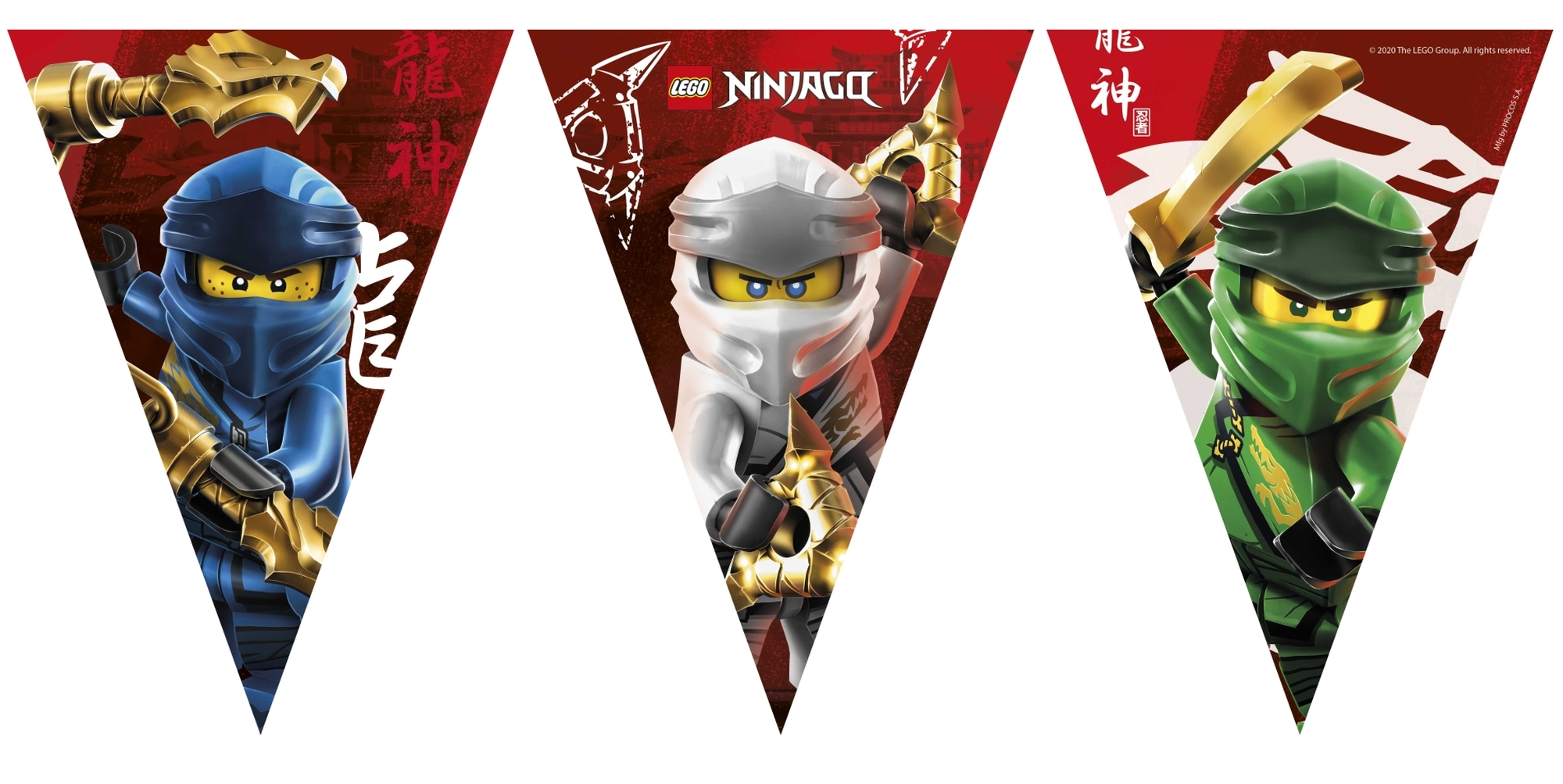 Ninjago - Fahnenkette