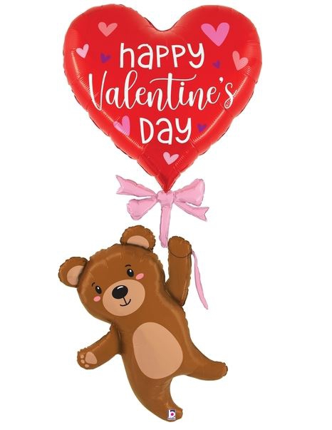 Folienballon Valentine "Teddy" 203cm