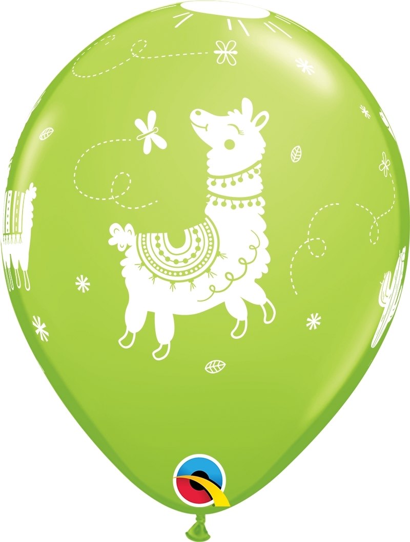 Qualatex Latexballon Lamas verschiedene Farben Ø 30cm