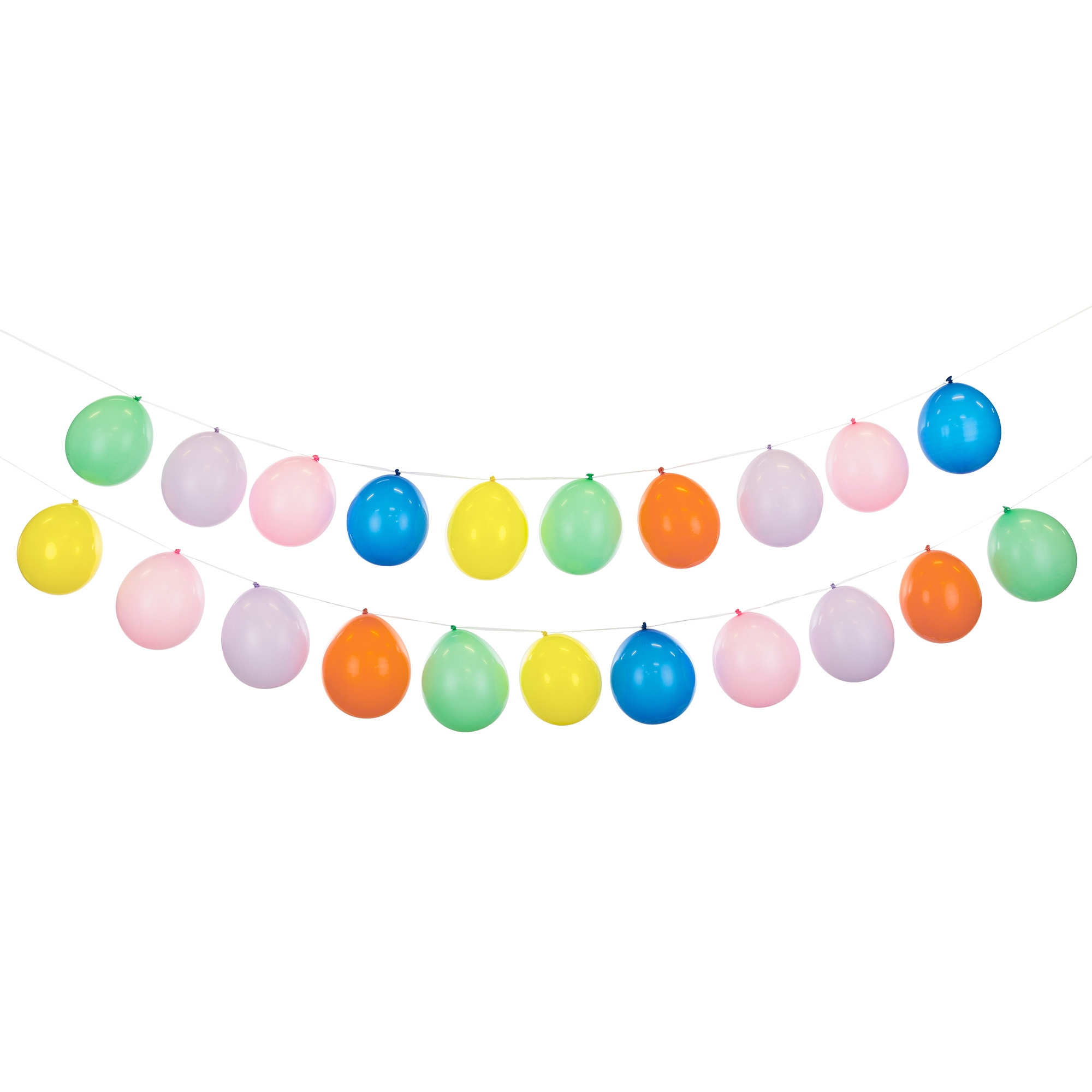 Ballongirlande 3in1, Bunt Ballongirlande 3in1, Bunt