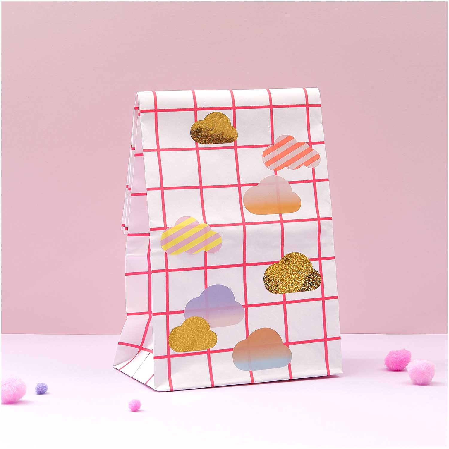 Sticker "Wolken" Bunt