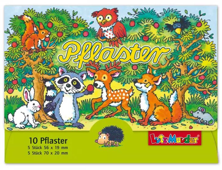 10 Pflaster "Waldtiere" 10 Pflaster "Waldtiere"
