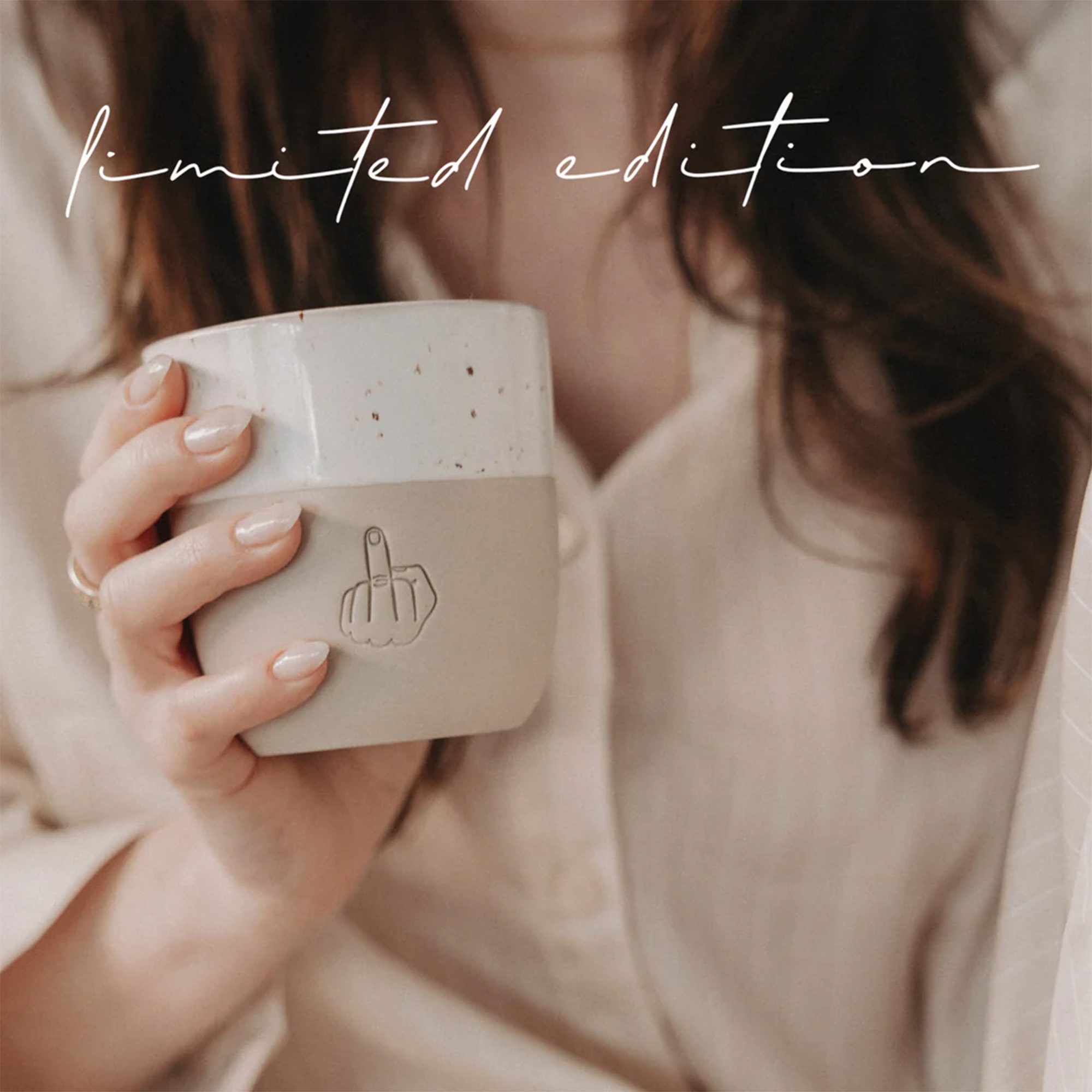 Eulenschnitt - Steingut-Becher "Nein Danke" Limited Edition Pokal