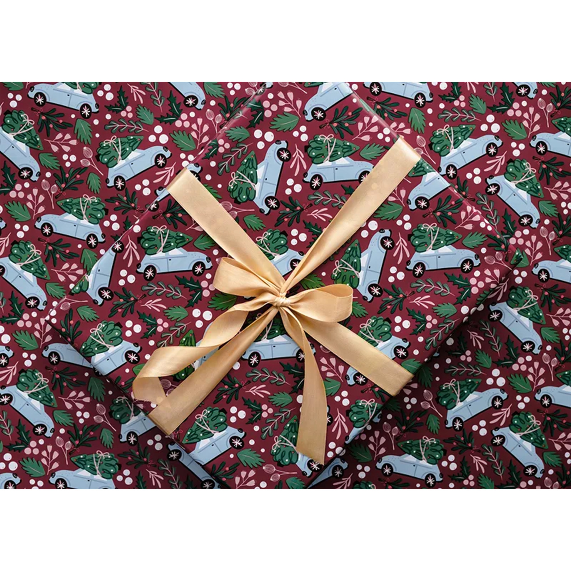 Weihnachtsgeschenkpapier "Weihnachtsauto" Weihnachtsgeschenkpapier "Weihnachtsauto"