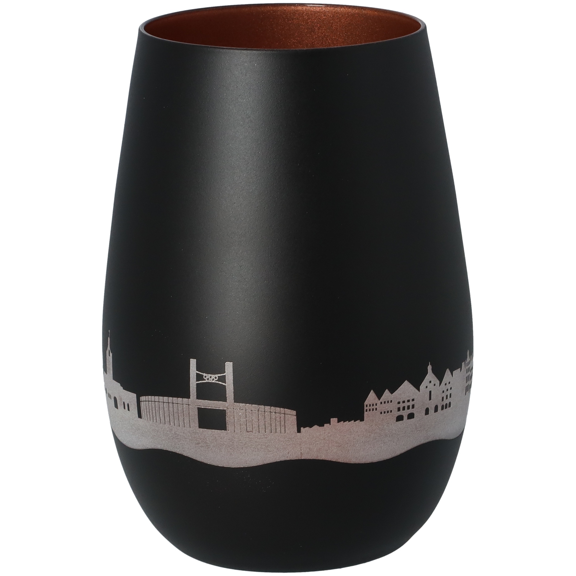 Windlicht Skyline Berlin Schwarz/Bronze Windlicht Skyline Berlin Schwarz/Bronze