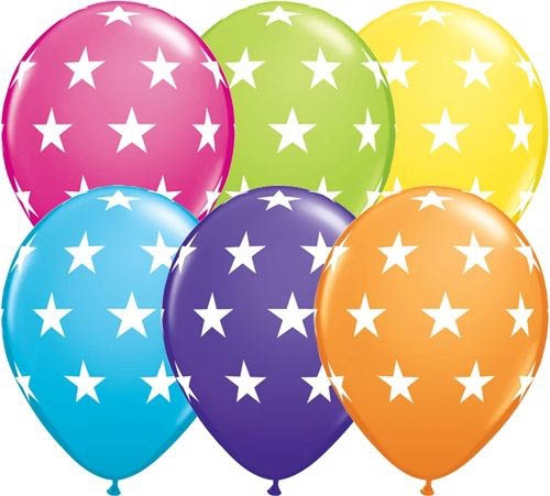 Qualatex Latexballon Big Stars verschiedene Farben Ø 30cm Qualatex Latexballon Big Stars verschiedene Farben Ø 30cm