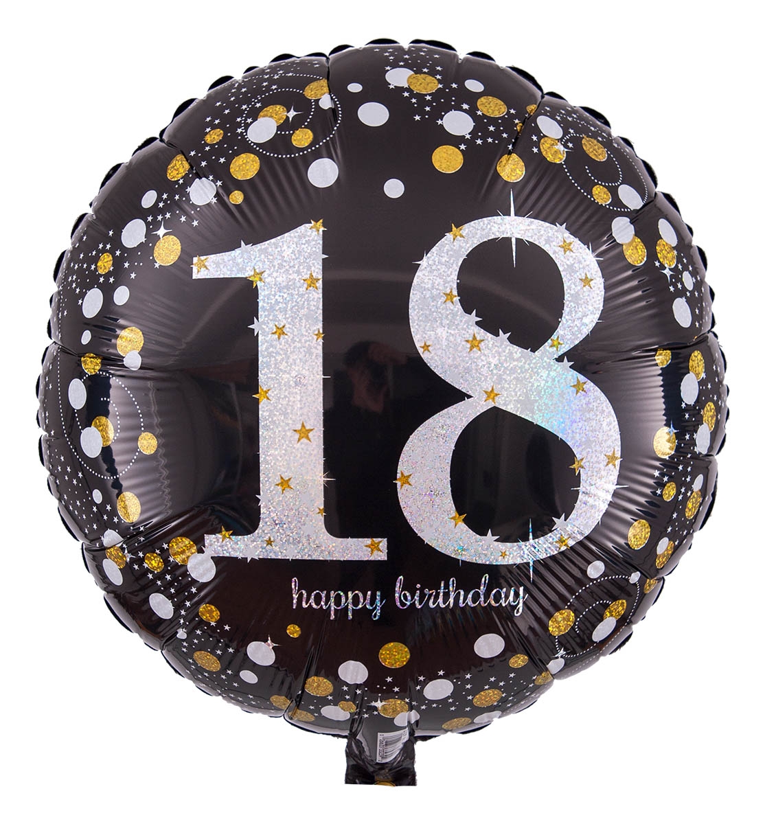 Folienballon Sparkling Birthday 18. Geburtstag Holographic 43cm Folienballon Sparkling Birthday 18. Geburtstag Holographic 43cm
