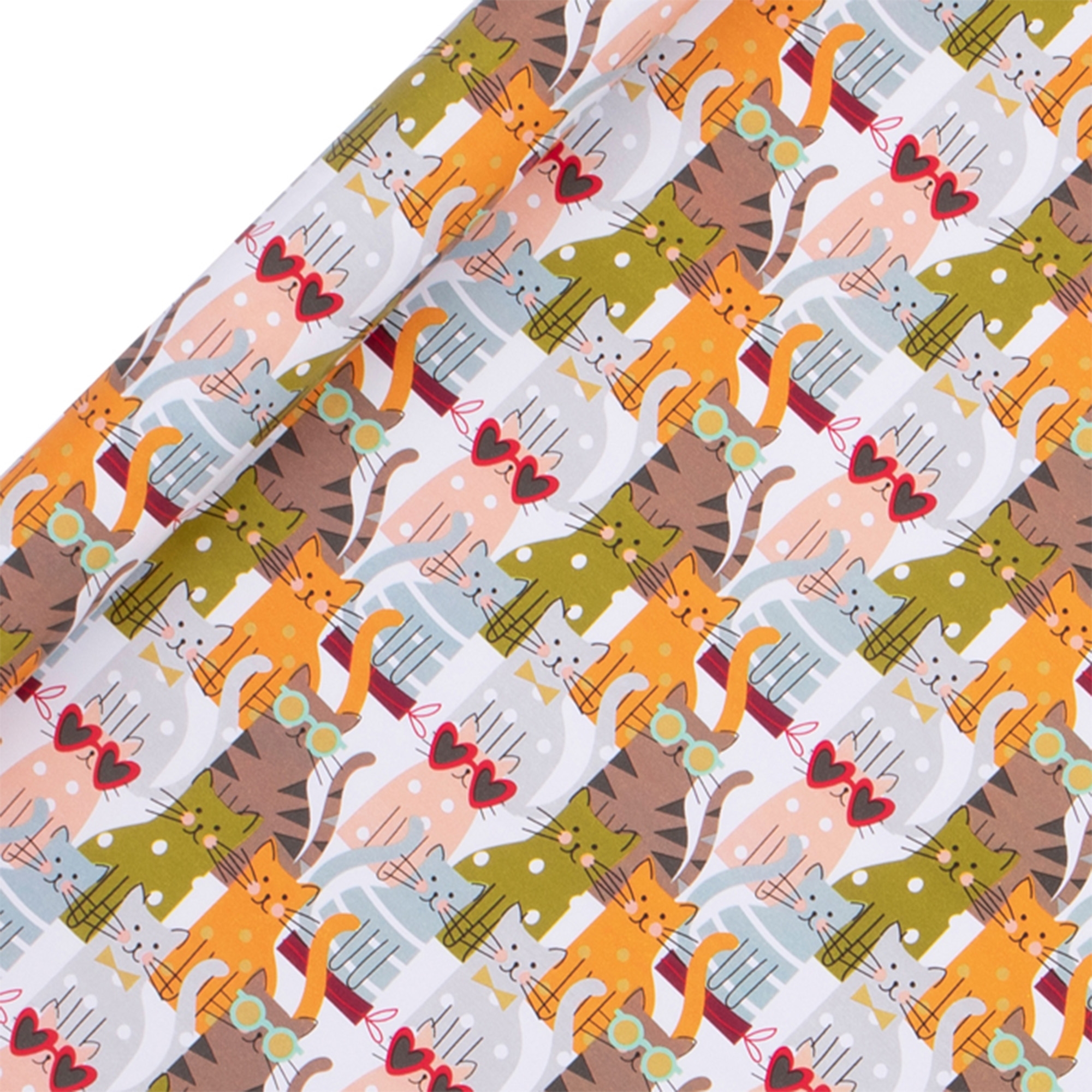 Geschenkpapier auf Rolle "Katzen" 4m Geschenkpapier auf Rolle "Katzen" 4m