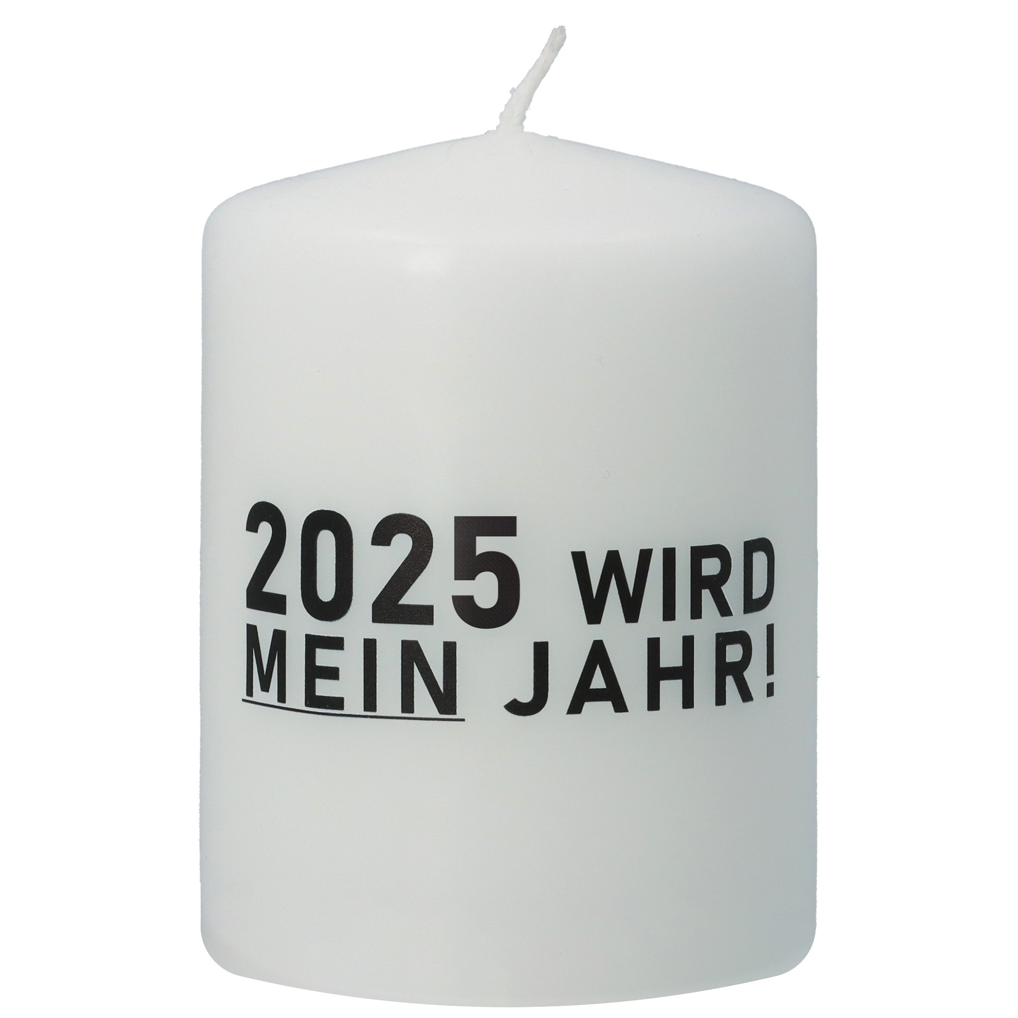 Kerze "2025 wird mein Jahr!" Kerze