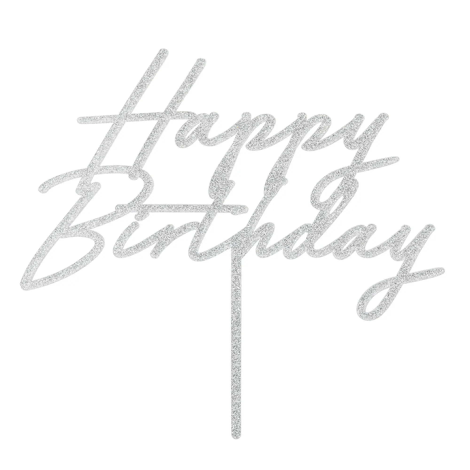 birthday, glitter, schriftzug, deko, silber