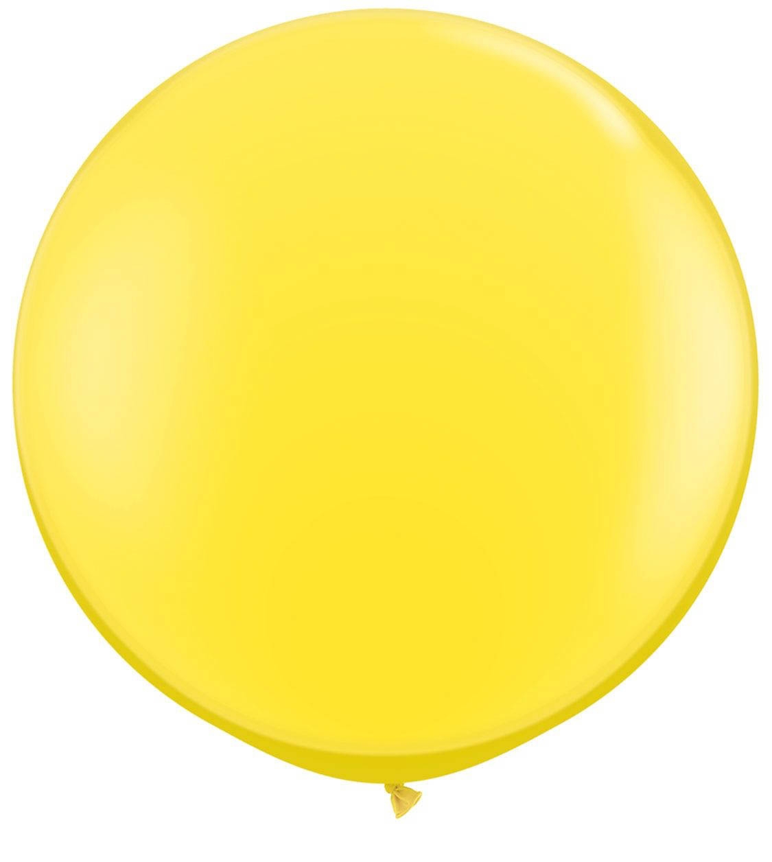 Qualatex Latexballon Gigant Yellow Ø 90cm Qualatex Latexballon Gigant Yellow Ø 90cm