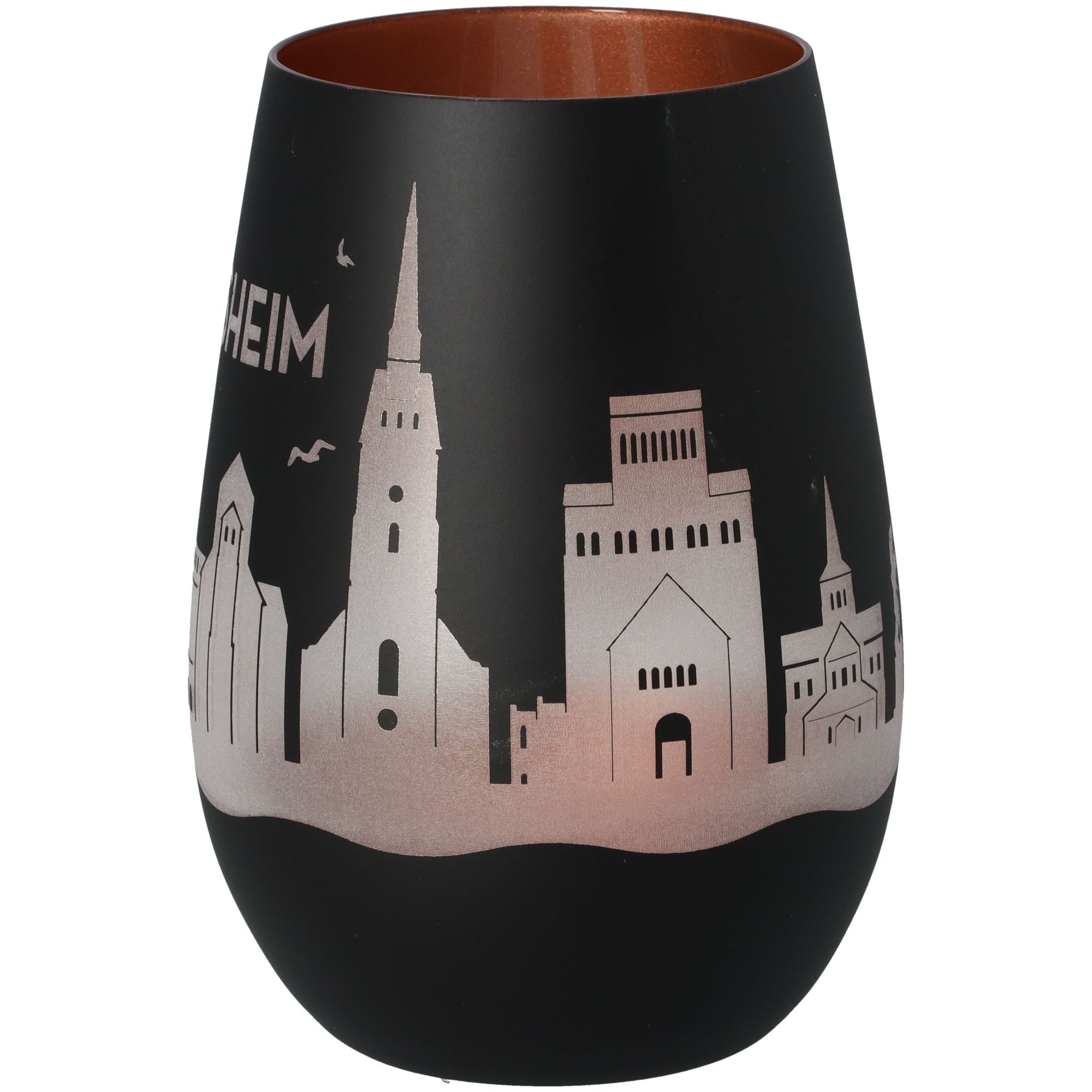 Windlicht Skyline Hildesheim Schwarz/Bronze Windlicht Skyline Hildesheim Schwarz/Bronze