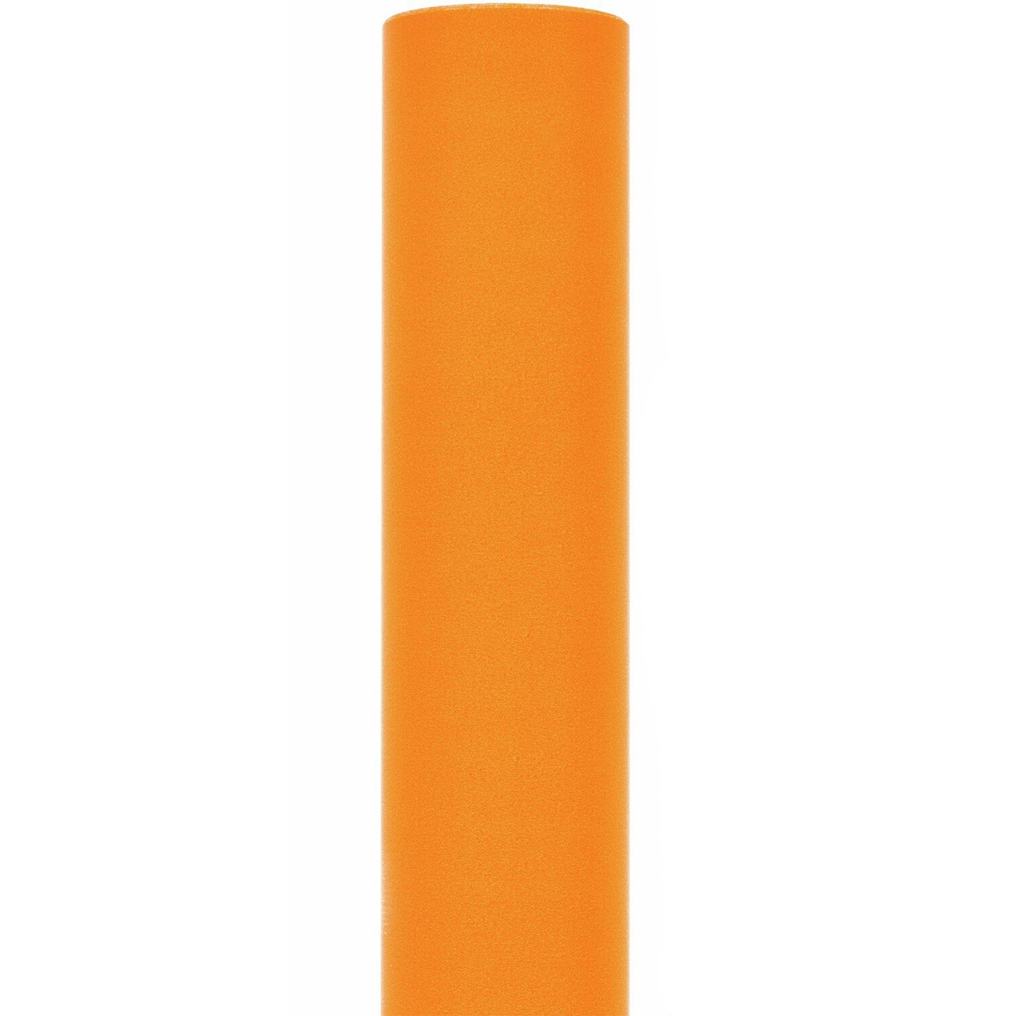 Geschenkpapier auf Rolle "Orange" 8 m Zylinder