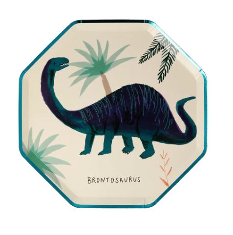 Meri Meri - 8 Pappteller "Königreich der Dinosaurier" Meri Meri - 8 Pappteller "Königreich der Dinosaurier"