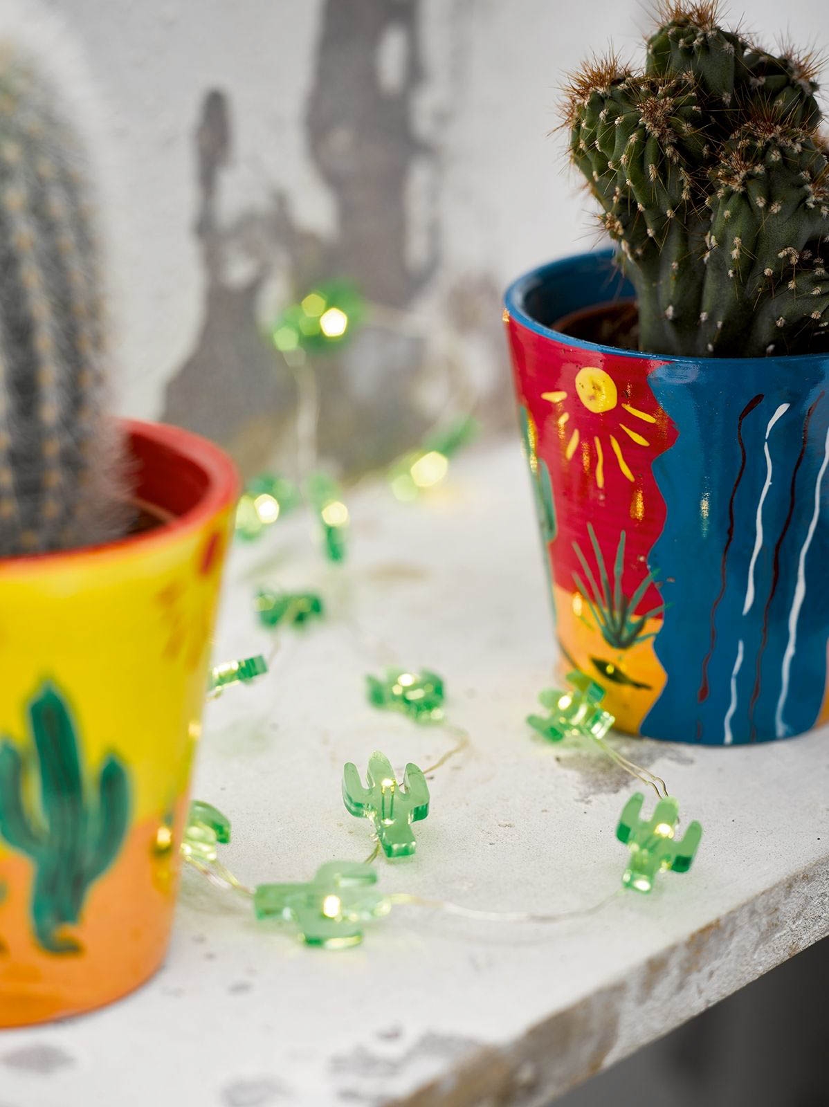 Kuba Fiesta - Mini Kaktus LED-Lichterkette