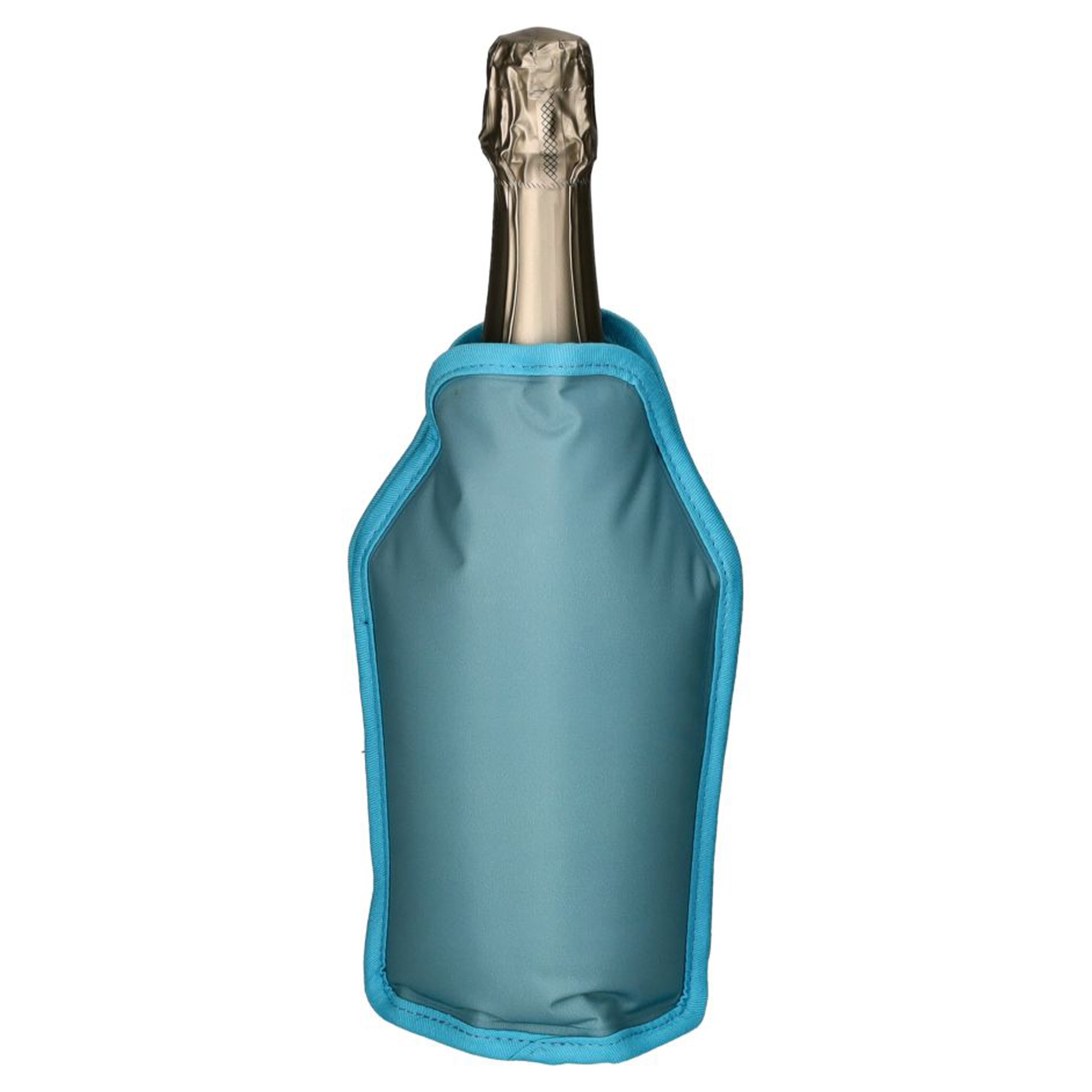 Kühlmanschette "Frau mit Fischen" Flasche, Getränk, Wein, Weinflasche, Bier