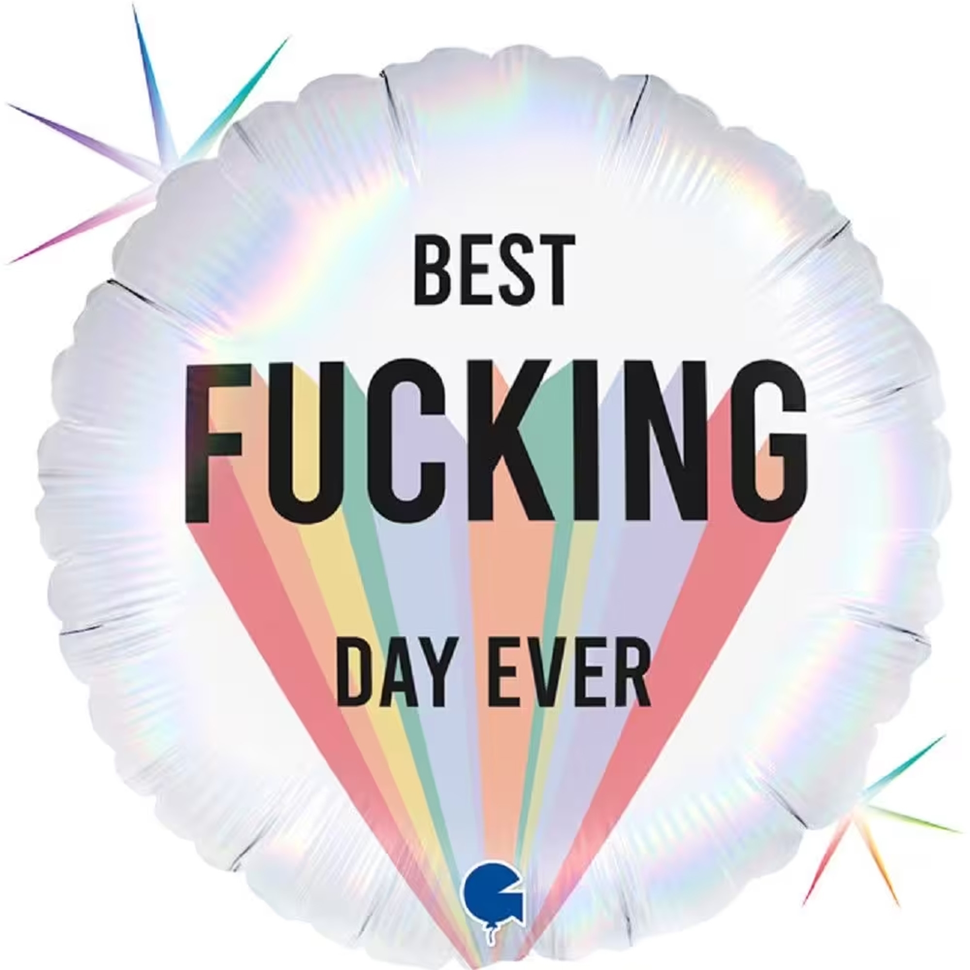 Folienballon "Best Fucking Day Ever" 45cm Ballon