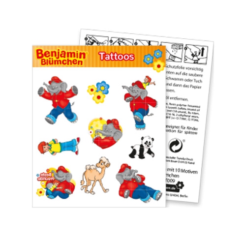 Benjamin Blümchen - Tattoo Bogen Benjamin Blümchen - Tattoo Bogen