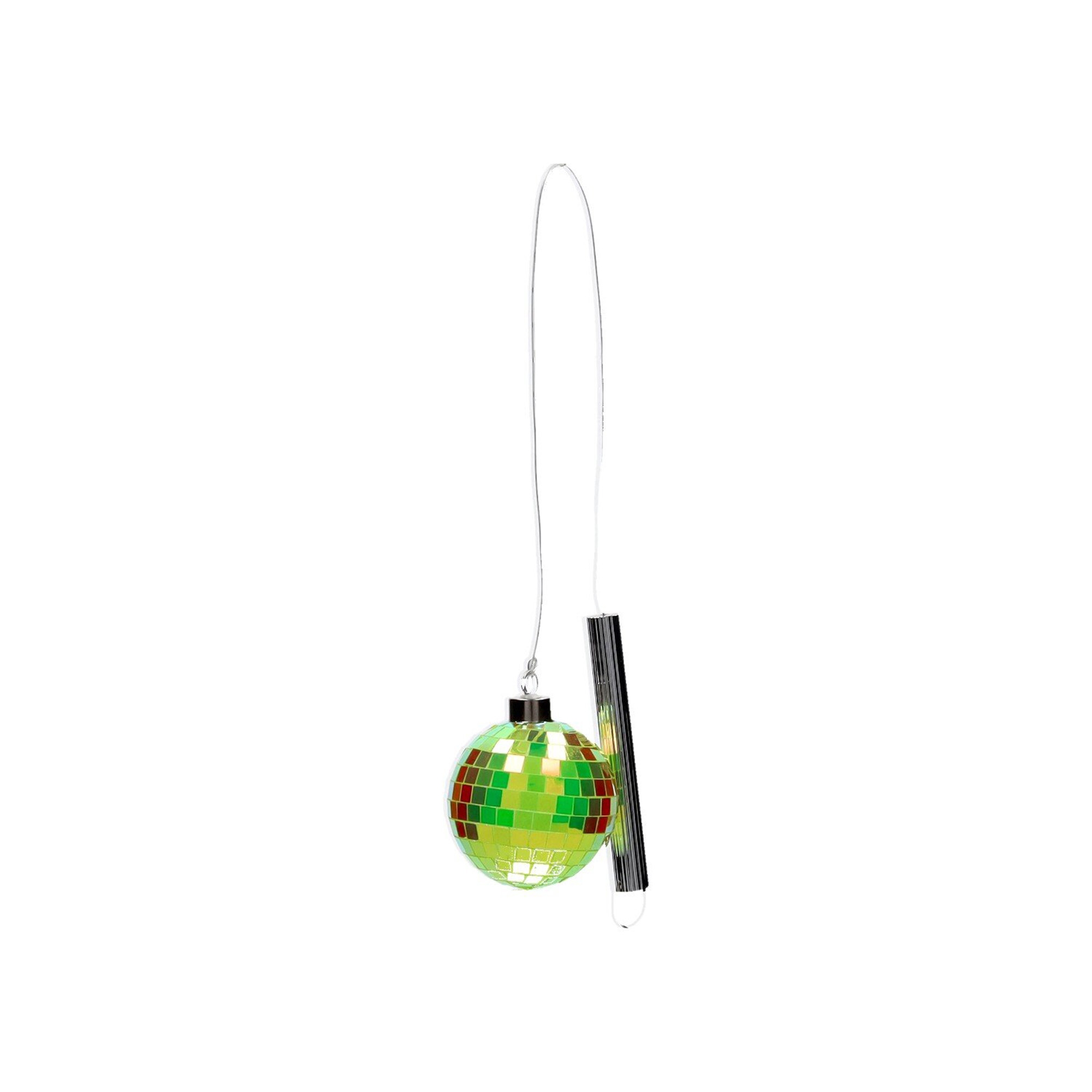 Disco LED-Kugel "Neon Grün" 8 cm