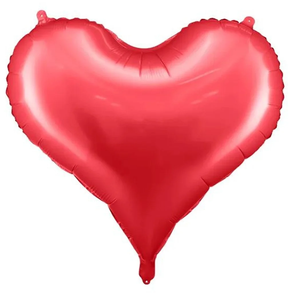 Herz-Luftballon, Luftballon, Herzform, Rotes Ballon, Geburtstagsdeko