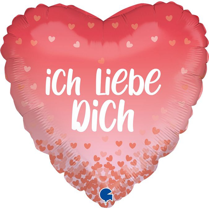 Folienballon "Ich Liebe Dich" Herz 45cm Folienballon "Ich Liebe Dich" Herz 45cm