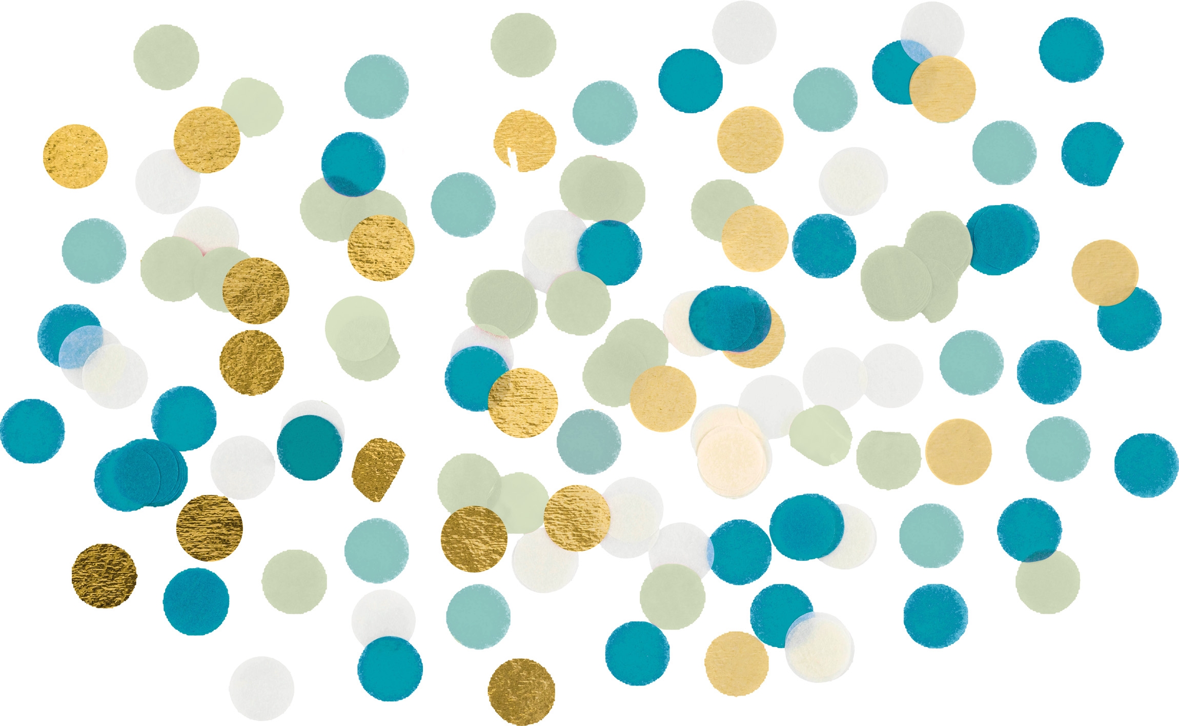 Gold & Türkis - Konfetti Gold & Türkis - Konfetti