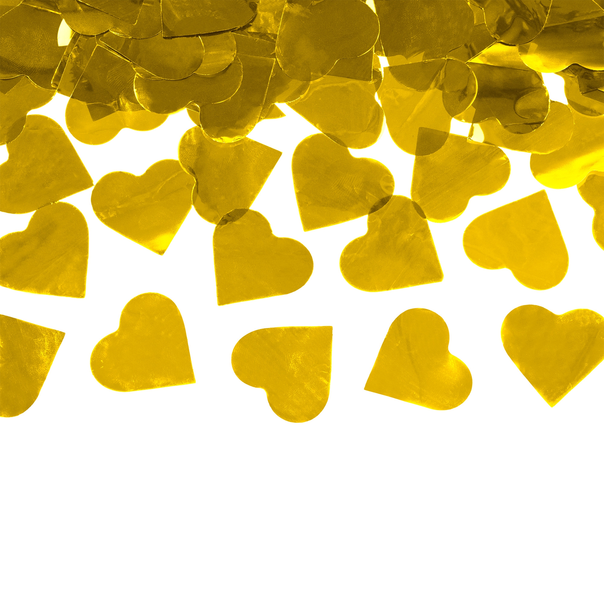 Konfetti-Kanone Goldene Herzen metallic 60cm Konfetti-Kanone Goldene Herzen metallic 60cm