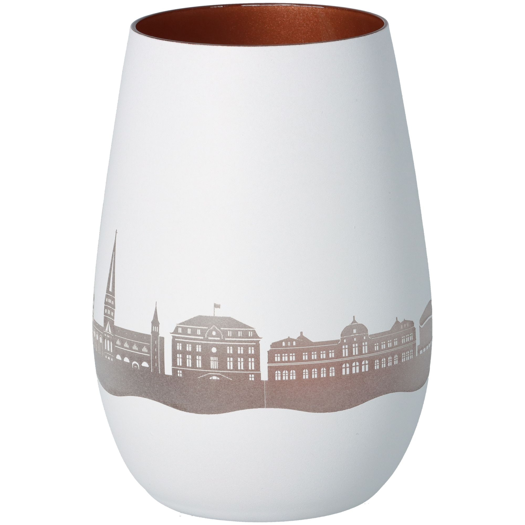 Windlicht Skyline Bonn Weiß/Bronze Windlicht Skyline Bonn Weiß/Bronze