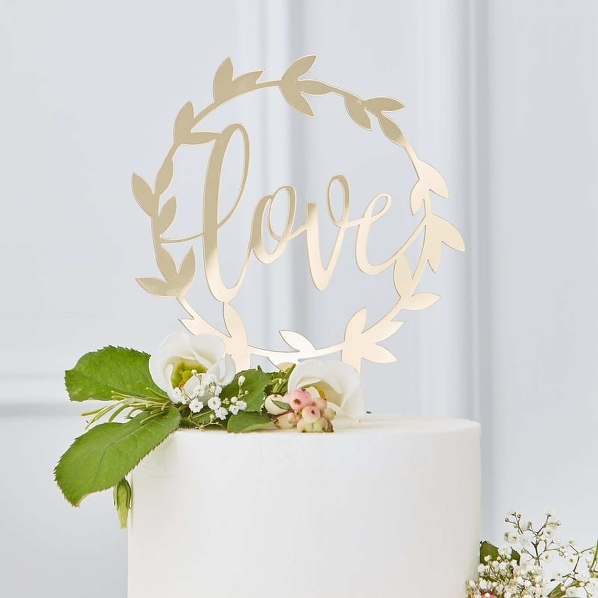 Gold Wedding Love Kuchen Aufsteller 15x20 cm Gold Wedding Love Kuchen Aufsteller 15x20 cm