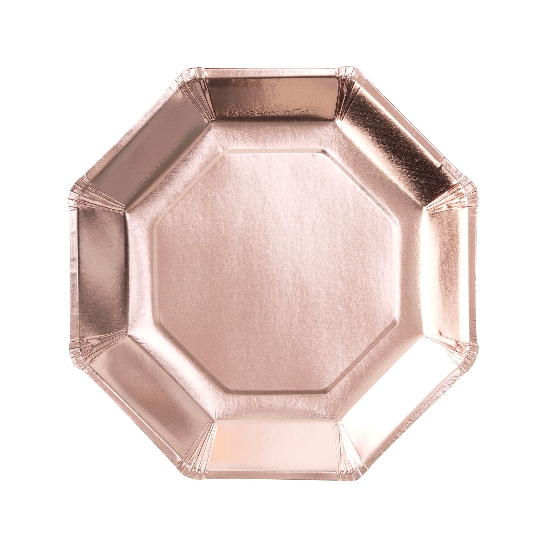 Pick & Mix - 8 roségoldene Pappteller Pick & Mix - 8 roségoldene Pappteller