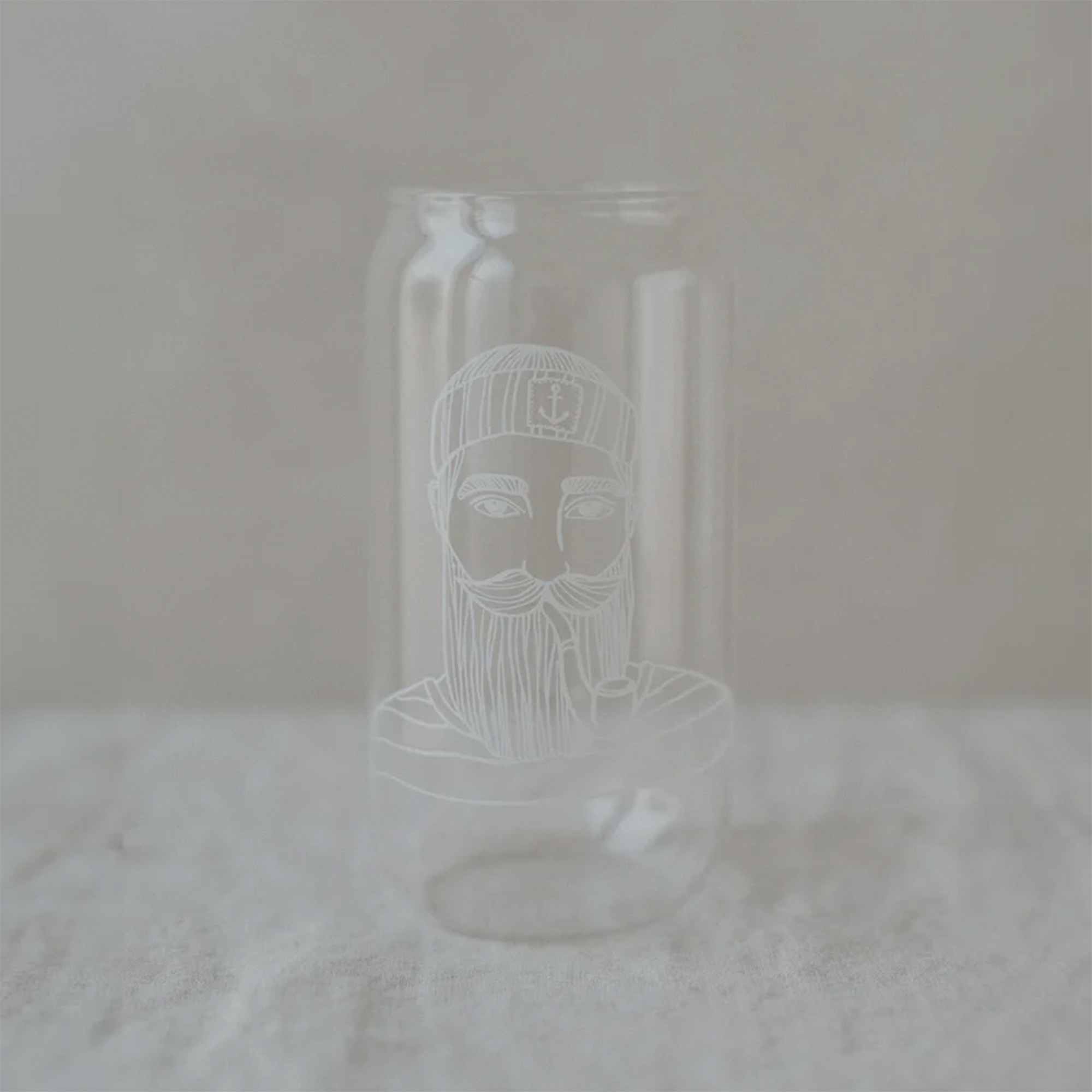 Eulenschnitt - Hohes Trinkglas "Seemann" Eulenschnitt - Hohes Trinkglas "Seemann"