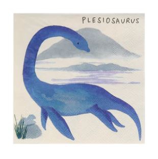 Meri Meri - 16 Cocktailservietten "Königreich der Dinosaurier" Meri Meri - 16 Cocktailservietten "Königreich der Dinosaurier"