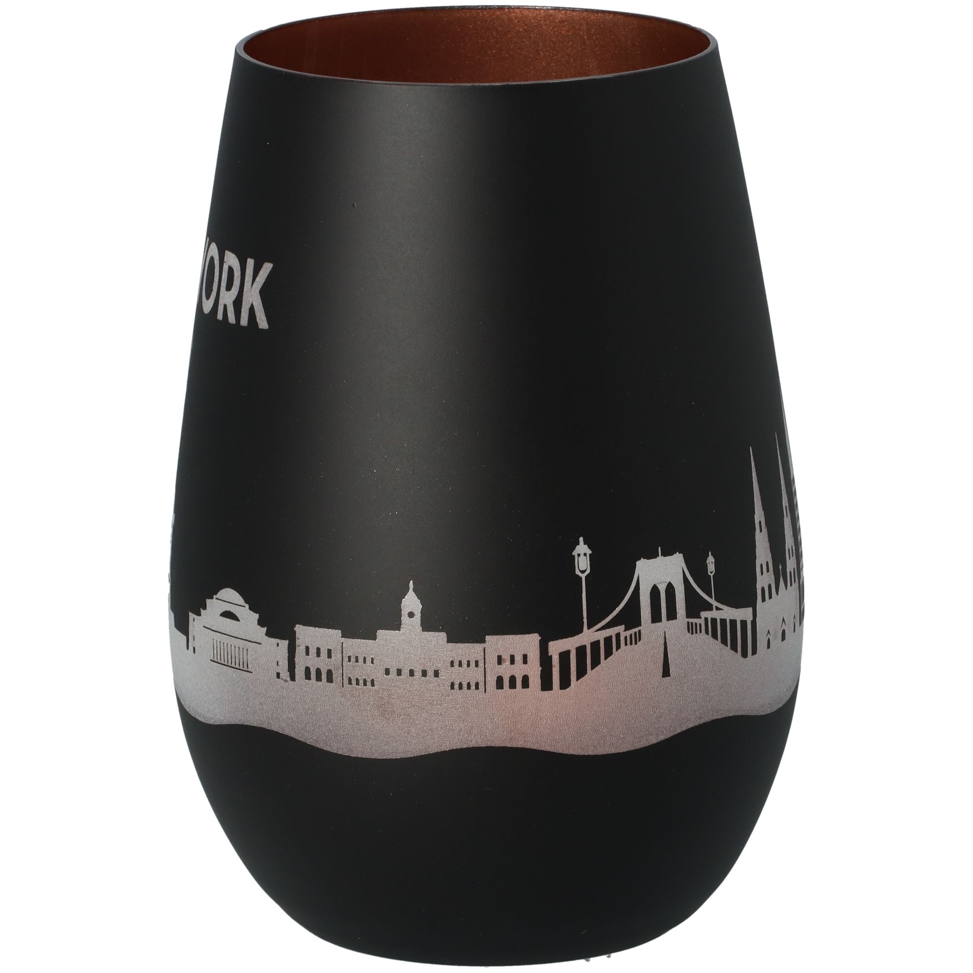 Windlicht Skyline New York Schwarz/Bronze Windlicht Skyline New York Schwarz/Bronze