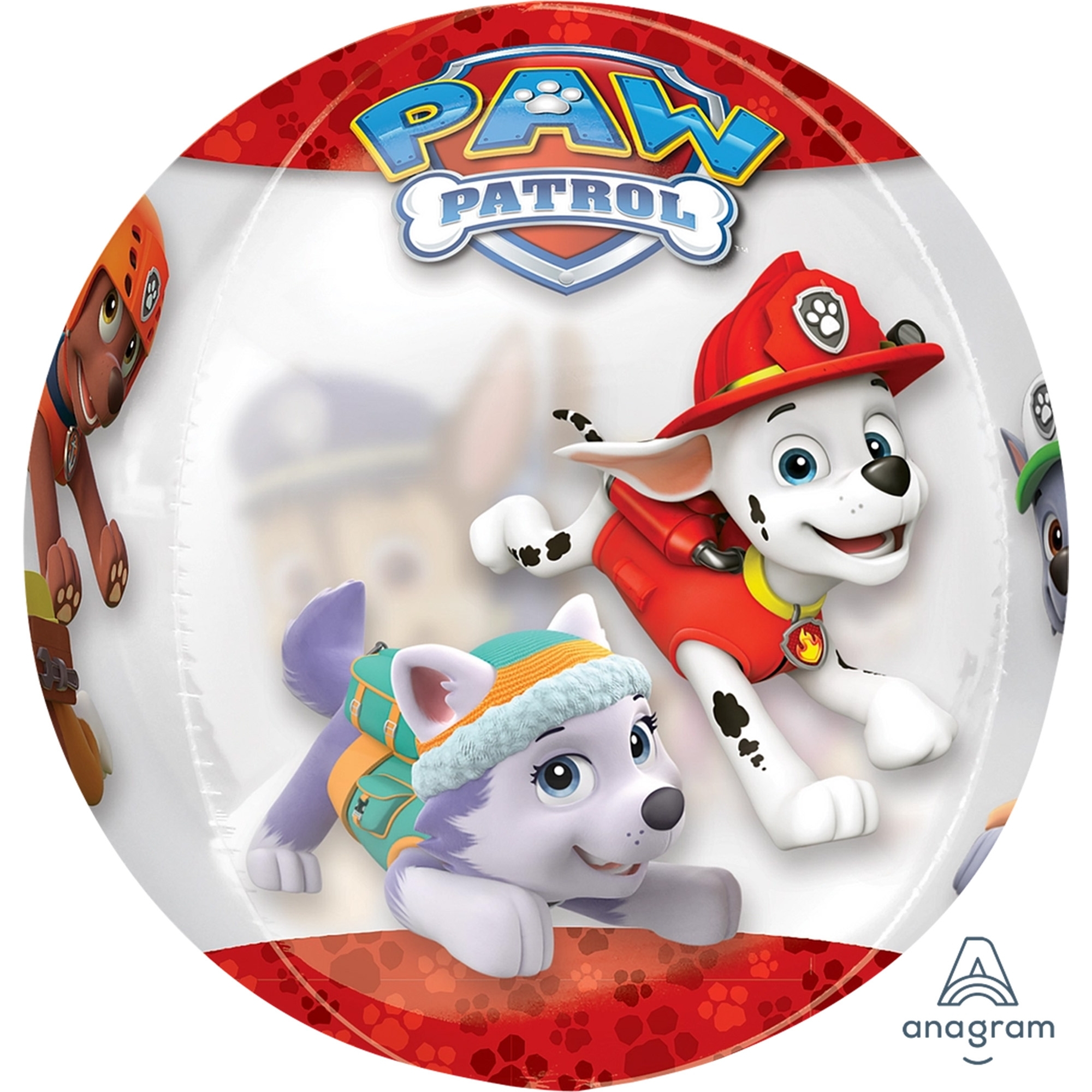 Folienballon Orbz "Paw Patrol" 40cm Spielzeug, Gesicht, Kopf, Person