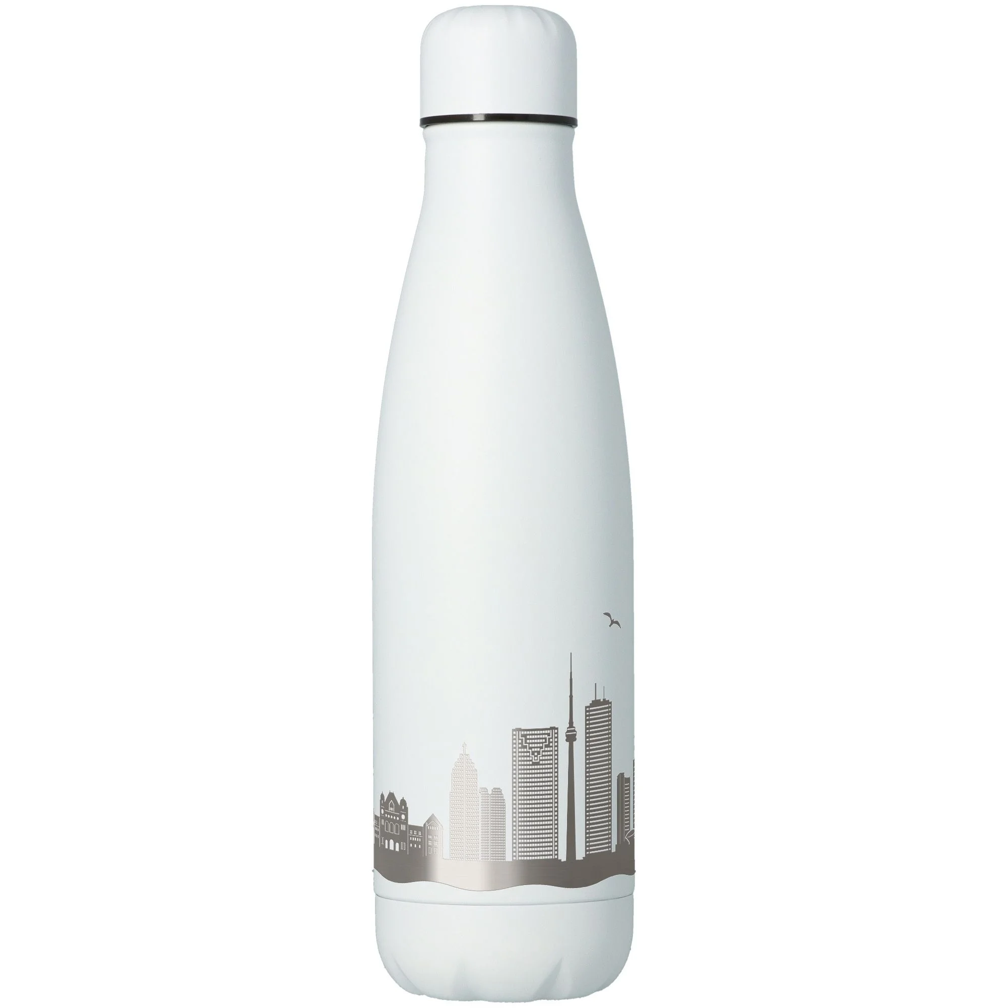 Goodtimes Trinkflasche Skyline Toronto Weiß 500ml