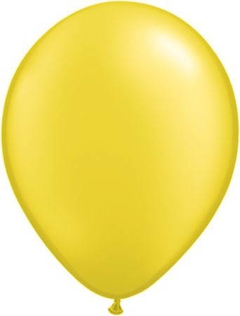 Qualatex Latexballon Pearl Citrine Yellow Ø 13cm