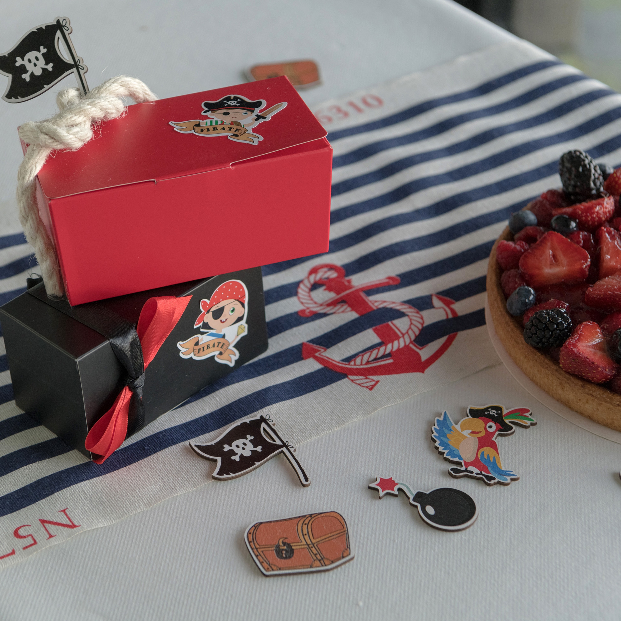 Streudeko "Piraten" 10 Stück Kiste