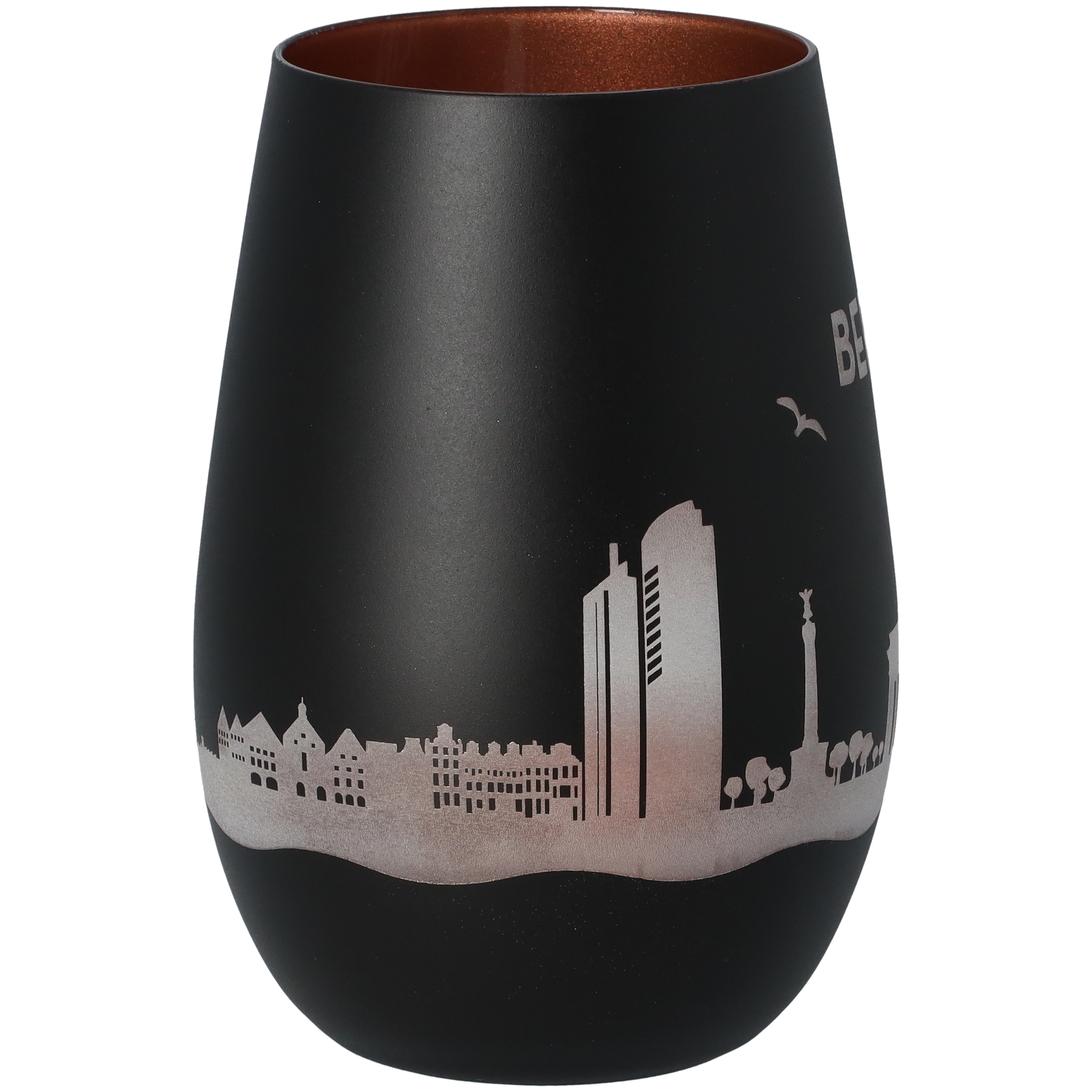 Windlicht Skyline Berlin Schwarz/Bronze Windlicht Skyline Berlin Schwarz/Bronze